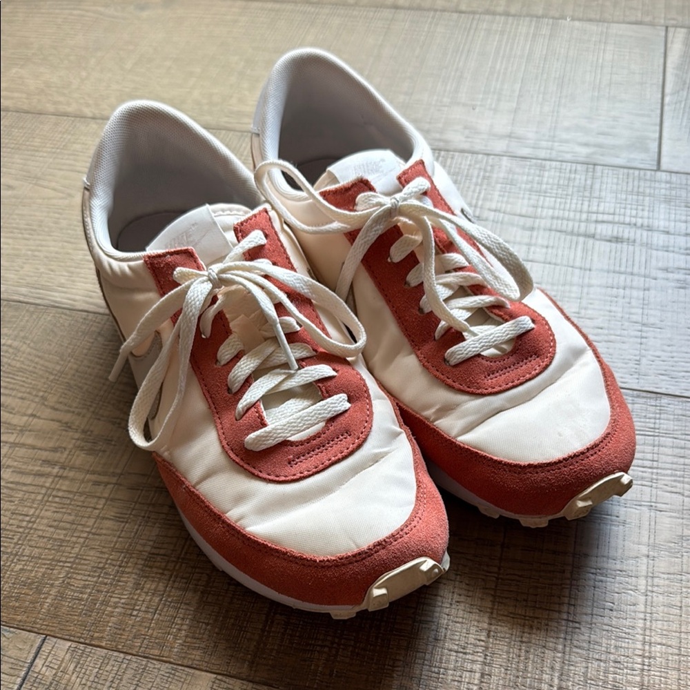 Nike Red and White Retro Sneakers- size 10.5